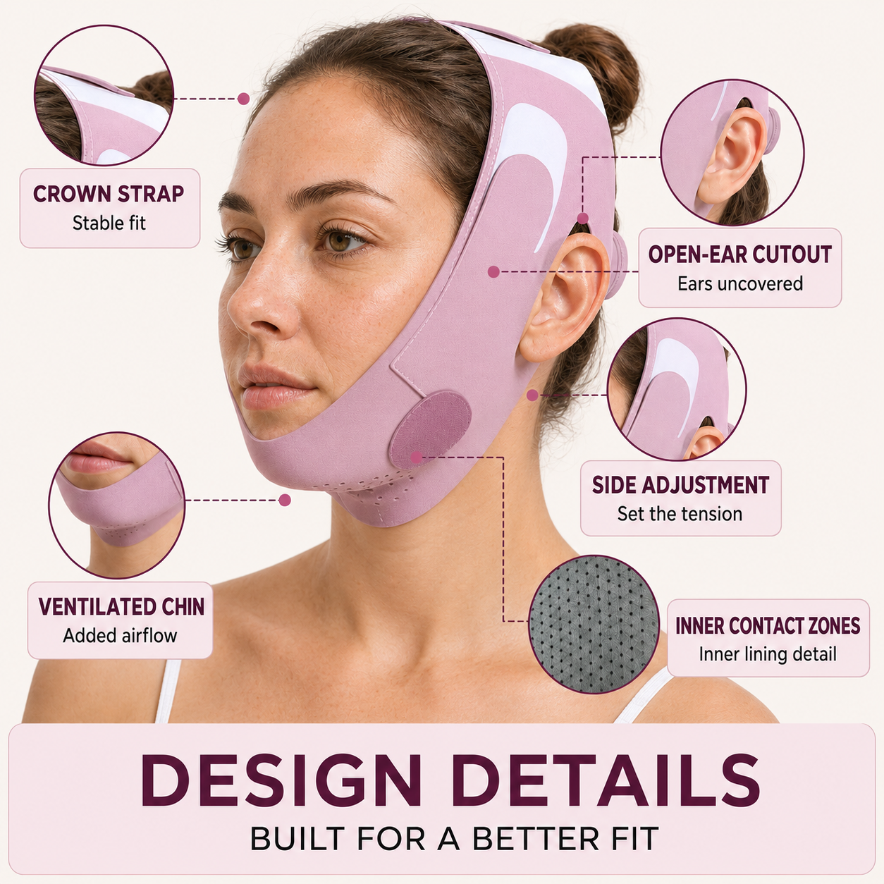 V-Line Lifting Chinstrap