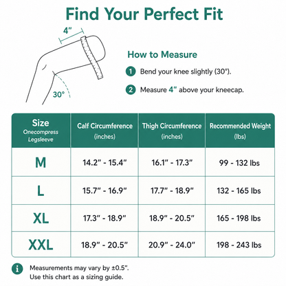 All-Day Comfort Full Leg Support Sleeve