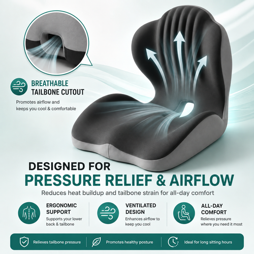 Back Support Seat Cushion