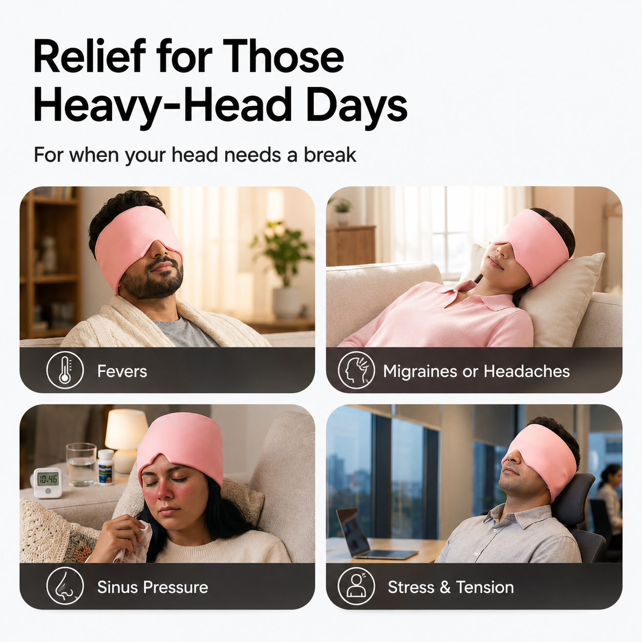 Headache Relief Cap
