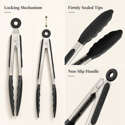 Heat Resistant Kitchen Tongs