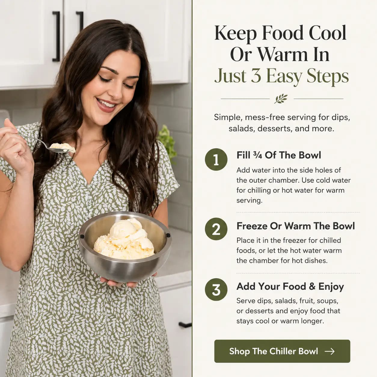 Freezable Dip Chiller Bowl